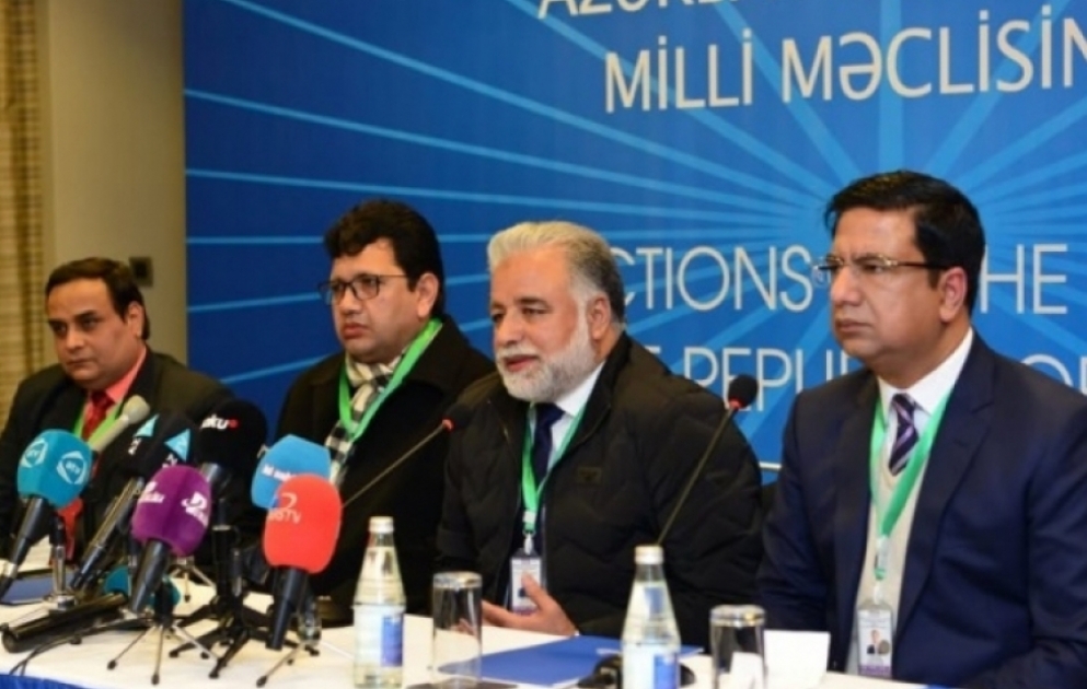 Pakistanlı müşahidəçilər: Azərbaycanda parlament seçkiləri yüksək səviyyədə təşkil edilib VİDEO