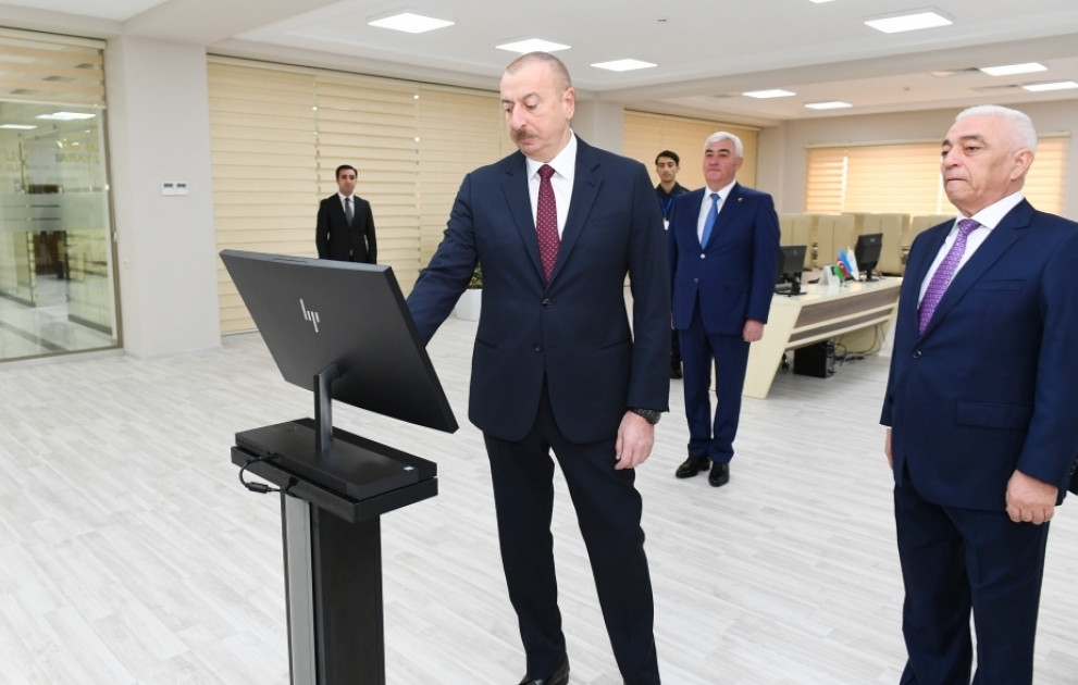 Le président Ilham Aliyev inaugure la sous-station Dubendi de la Société anonyme ouverte « Azerenerji » VIDEO