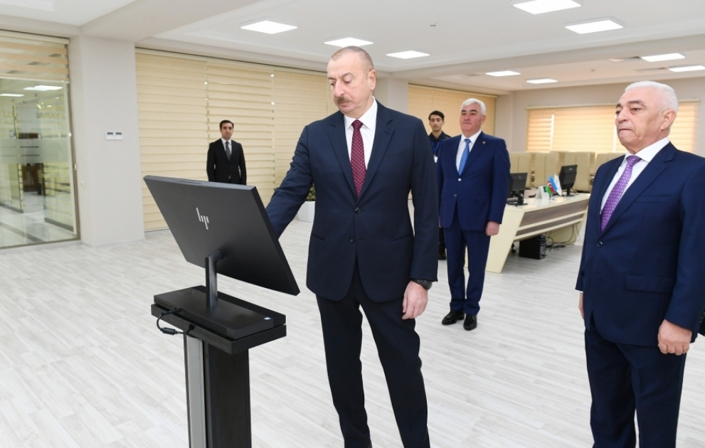 Президент Ильхам Алиев принял участие в открытии подстанции «Дюбенди» ОАО «Азерэнержи»  ОБНОВЛЕНО ВИДЕО