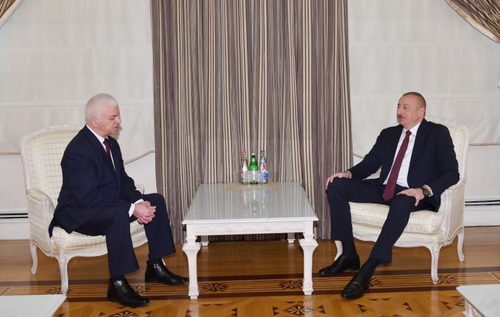 Präsident Ilham Aliyev empfängt Leiter der GUS-Beobachtungsmission VIDEO