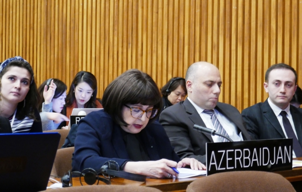 UNESKO-da Azərbaycanın mədəni özünüifadə müxtəlifliyinin təşviqi sahəsində həyata keçirdiyi layihələrdən danışılıb VİDEO