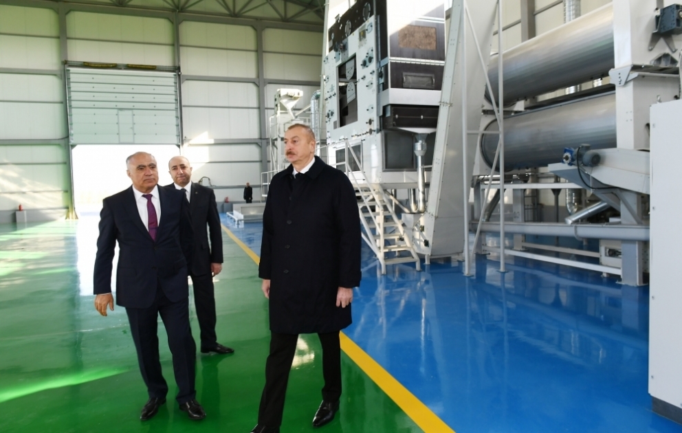 Kürdəmirdə “Qlobal Aqro” MMC-nin aqroparkının açılışı olub YENİLƏNİB VİDEO