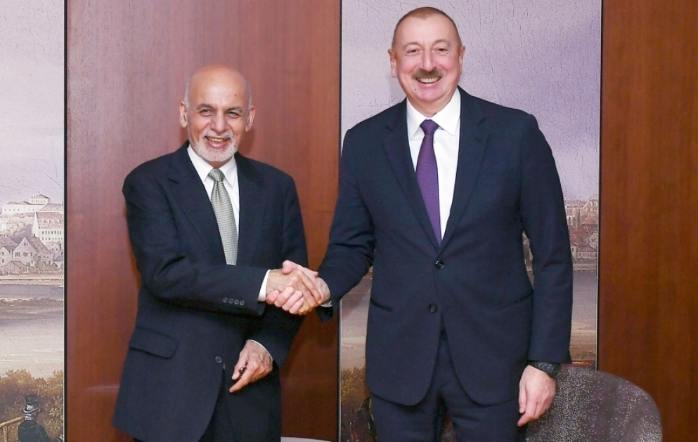 Präsident Ilham Aliyev trifft sich mit seinem afghanischen Amtskollegen in München VIDEO