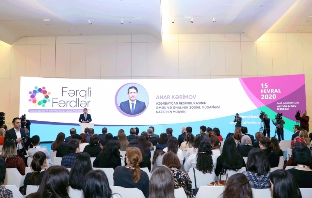 В Центре Гейдара Алиева проходит II Конгресс Fərqli Fərdlər, посвященный детям с особенностями развития ВИДЕО