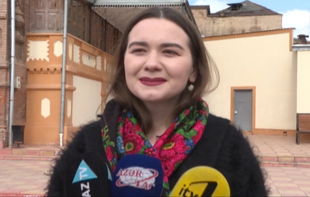 Marina Qonçaruk: Azərbaycan multikulturalizmin təbliğində öz üzərinə böyük missiya götürüb VİDEO