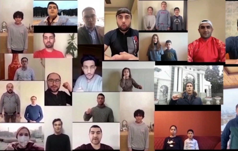 Çinin epidemiya ilə mübarizəsinə dəstək məqsədilə videoçarx hazırlanıb VİDEO