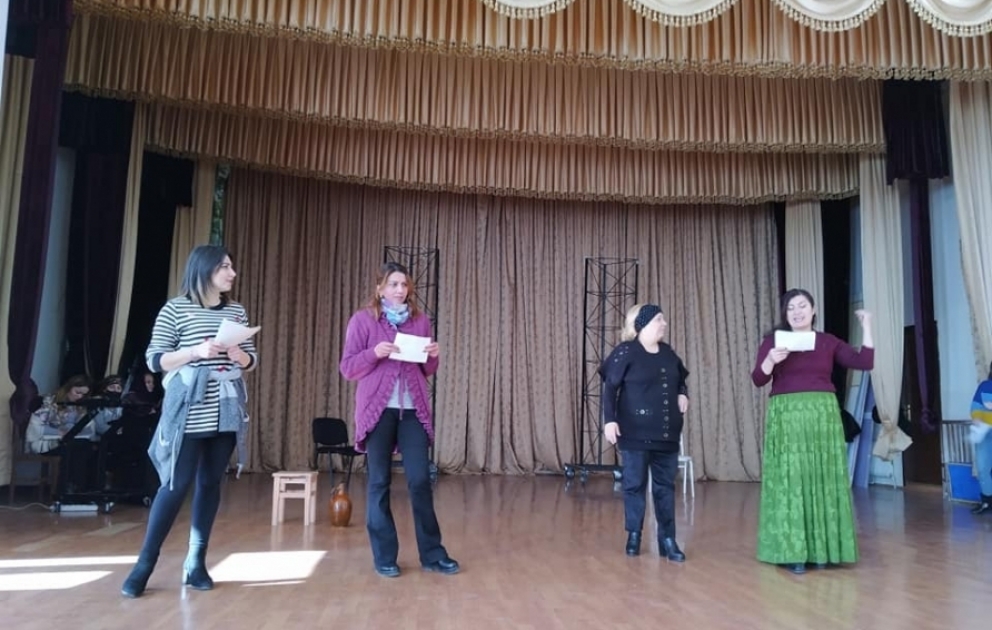 Qusar Dövlət Ləzgi Dram Teatrı ingilis dilində tamaşa təqdim edəcək VİDEO