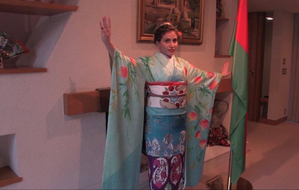 Tokioda “Imegine One World-Kimono Project” layihəsi çərçivəsində Azərbaycan kimonosunun təqdimatı keçirilib VİDEO
