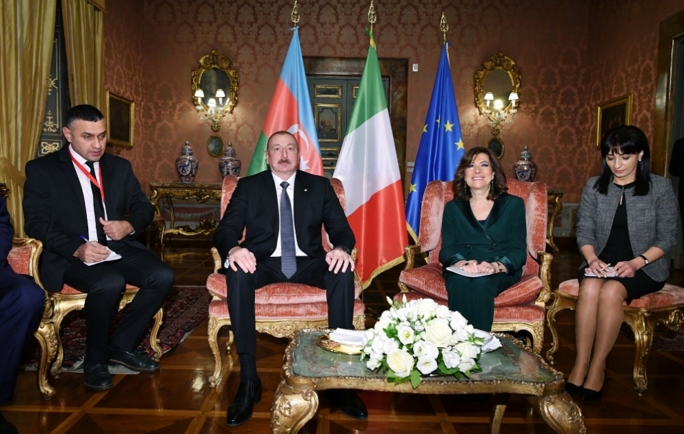 President Ilham Aliyev met with President of Italian Senate VIDEO