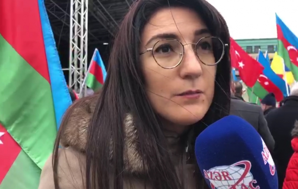 Günel Səfərova: Azərbaycanın haqq səsini dünyaya çatdırmaq bizim borcumuzdur VİDEO