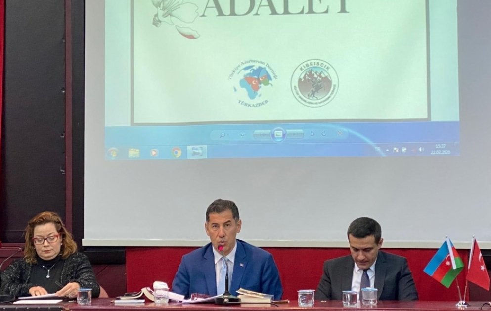Ankarada “Xocalıya ədalət!” şüarı altında konfrans keçirilib VİDEO