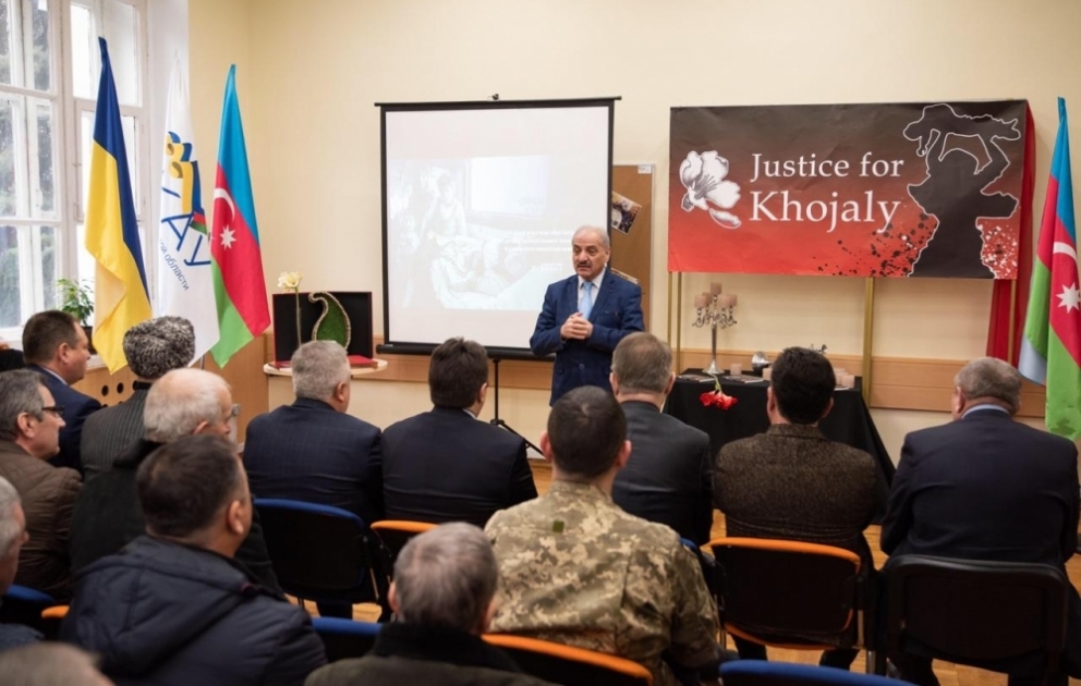 Dneprdə Xocalı soyqırımının qurbanları anılıb VİDEO