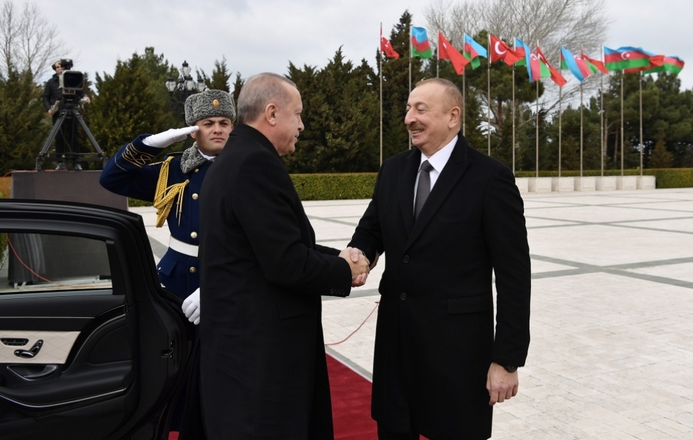 Cérémonie d’accueil officiel du président turc Recep Tayyip Erdogan VIDEO