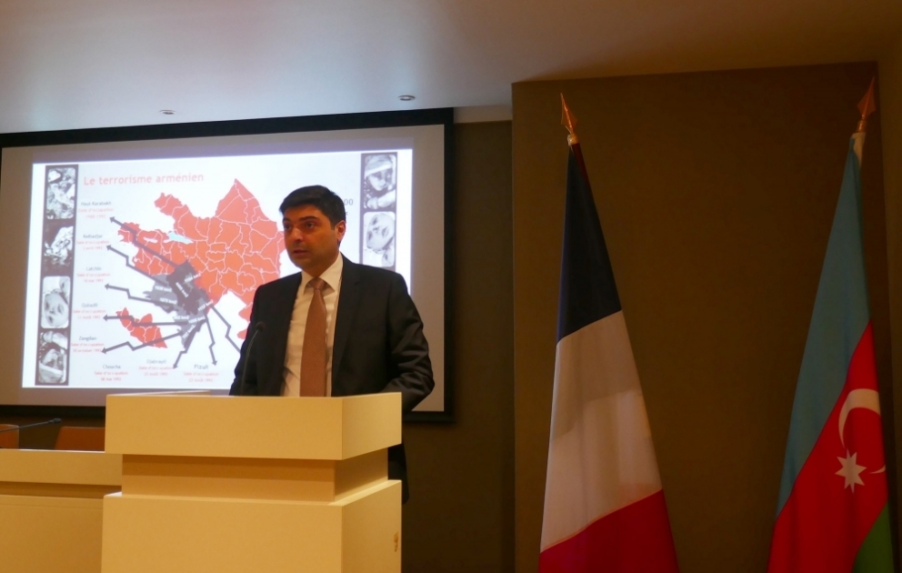 Parisdə “Ermənistan-Azərbaycan Dağlıq Qarabağ münaqişəsində beynəlxalq humanitar hüquq normalarının pozulması: əsir, girov, itkin düşmüş şəxslər problemi” mövzusunda konfrans keçirilib VİDEO