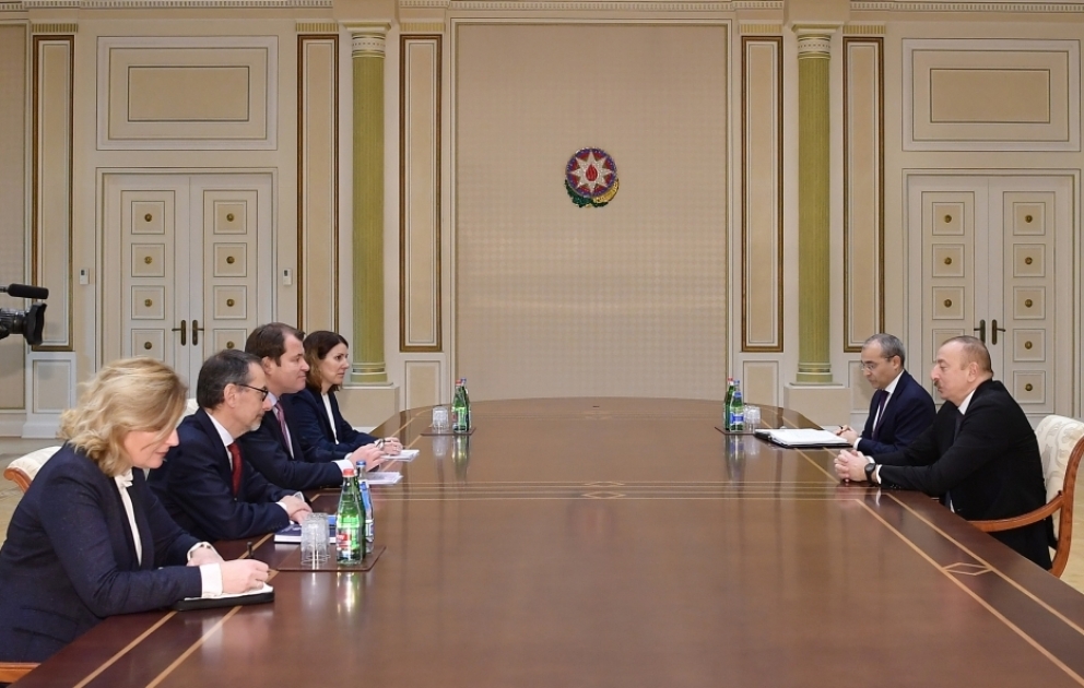 Президент Ильхам Алиев принял делегацию Европейского банка реконструкции и развития  ОБНОВЛЕНО ВИДЕО