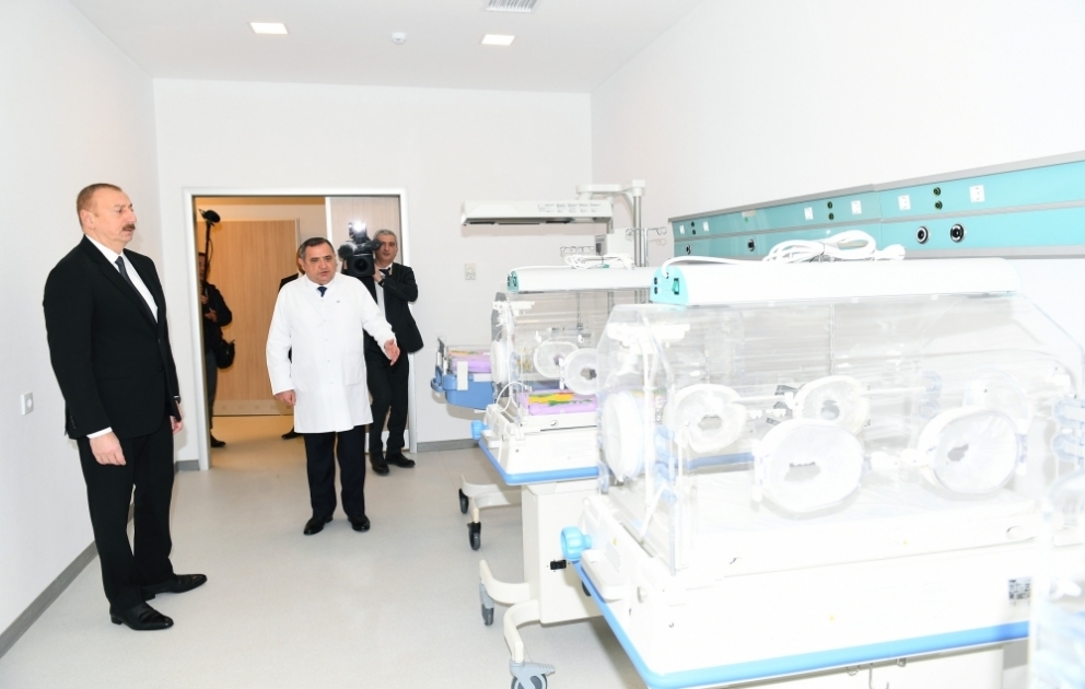 President Ilham Aliyev inaugurated Goranboy District Central Hospital VIDEO