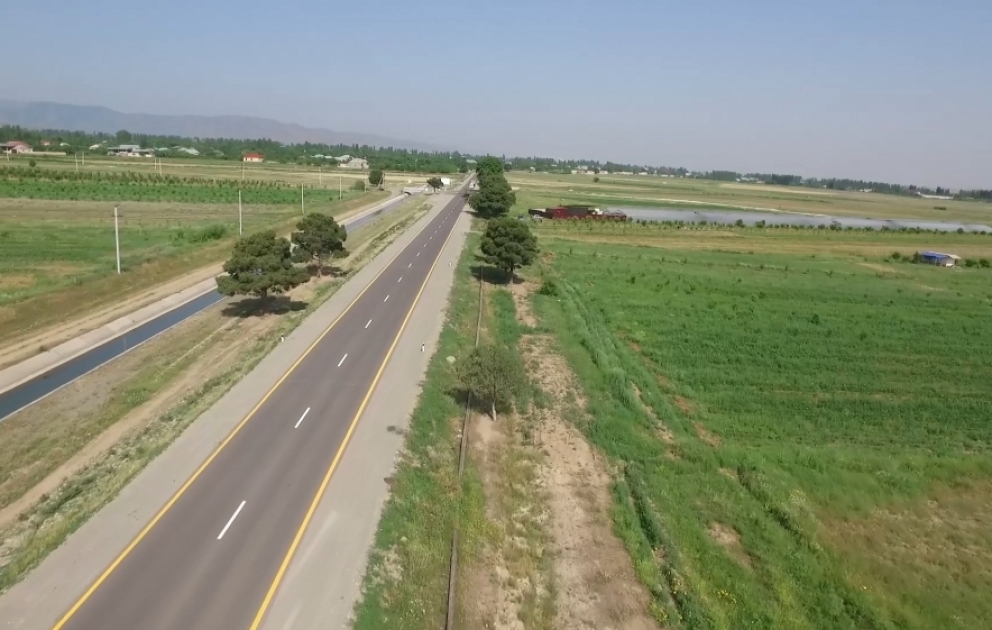 Prezident İlham Əliyev Şəmkir-Abbaslı-Nərimanlı avtomobil yolunun yenidənqurmadan sonra açılışında iştirak edib YENİLƏNİB VİDEO