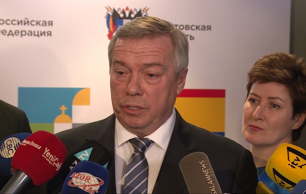 Василий Голубев: Гуманитарное сотрудничество между Азербайджаном и Ростовской областью играет принципиальное значение ВИДЕО