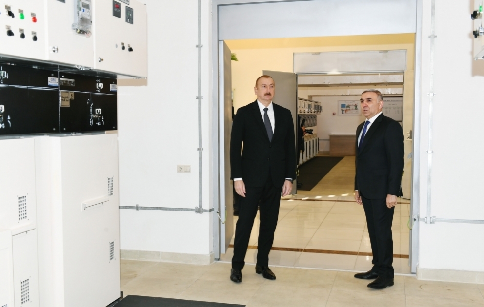 La sous-station électrique « Aghstafa » a été remise en service VIDEO