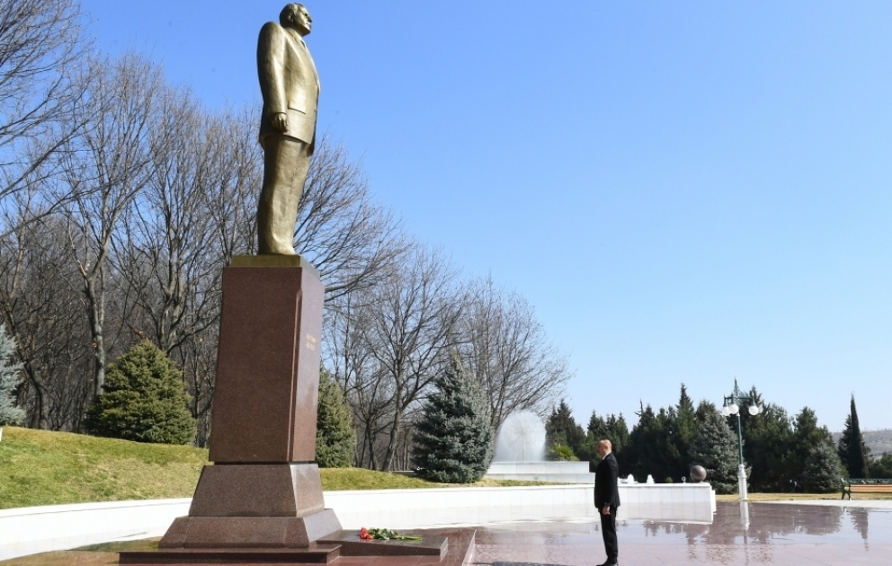 Präsident Ilham Aliyev zu Besuch in Tovuz eingetroffen VIDEO