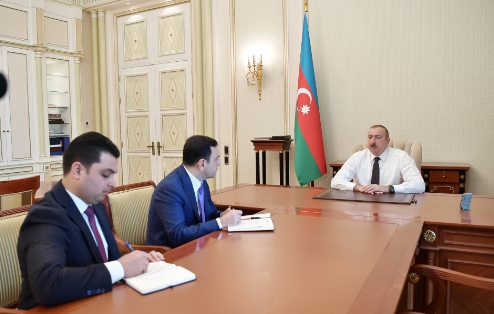 President Ilham Aliyev received Nahid Baghirov on his appointment as head of Ismayilli District Executive Authority and Mirhasan Seyidov on his appointment as head of Neftchala District Executive Authority VIDEO