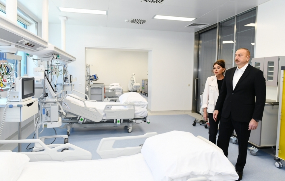 President Ilham Aliyev attended opening of “Yeni klinika” medical institution in Baku VIDEO
