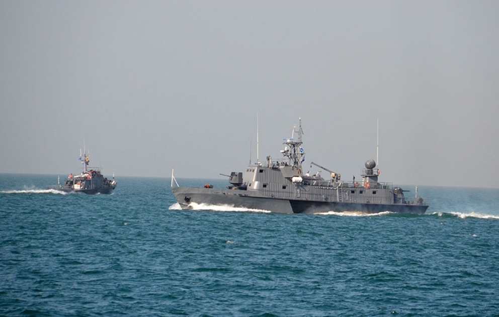 Военно-морские силы Азербайджана провели тактическое учение ВИДЕО