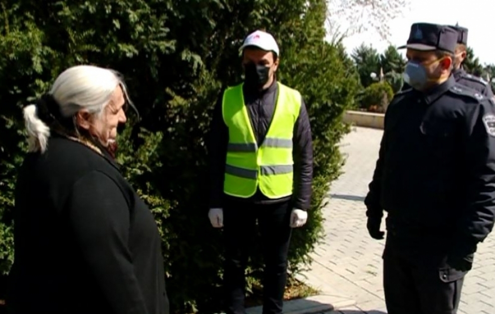 Sumqayıtda polis və Daxili Qoşunların şəxsi heyətindən ibarət mobil qruplar fəaliyyət göstərir  VİDEO