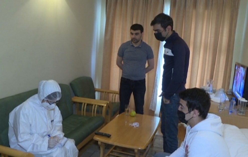 Rusiyadan Azərbaycana gələn vətəndaşlar Nabran istirahət zonası və Qubadakı turizm mərkəzlərində karantinə alınıb VİDEO