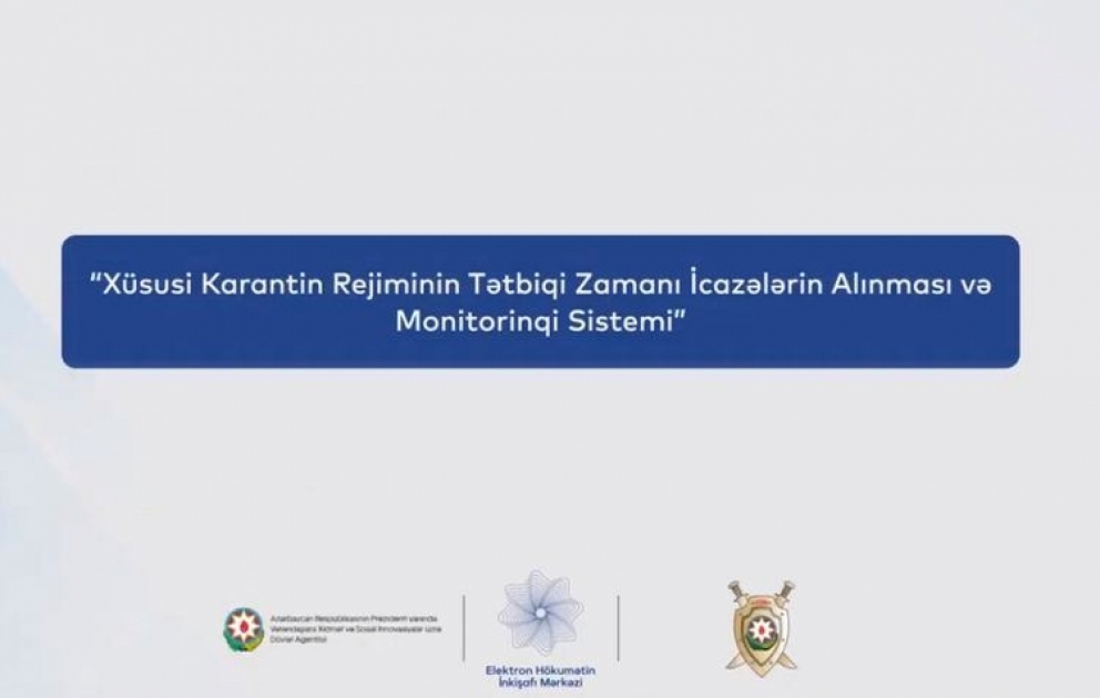 icaze.e-gov.az portalından və SMS icazə sistemindən istifadə qaydaları ilə əlaqədar videotəlimatlar hazırlanıb VİDEO