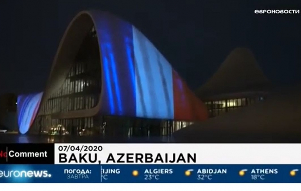 “Euronews” kanalı Heydər Əliyev Mərkəzinin COVID-19 yayılan ölkələrlə həmrəyliyini nümayiş etdirib VİDEO