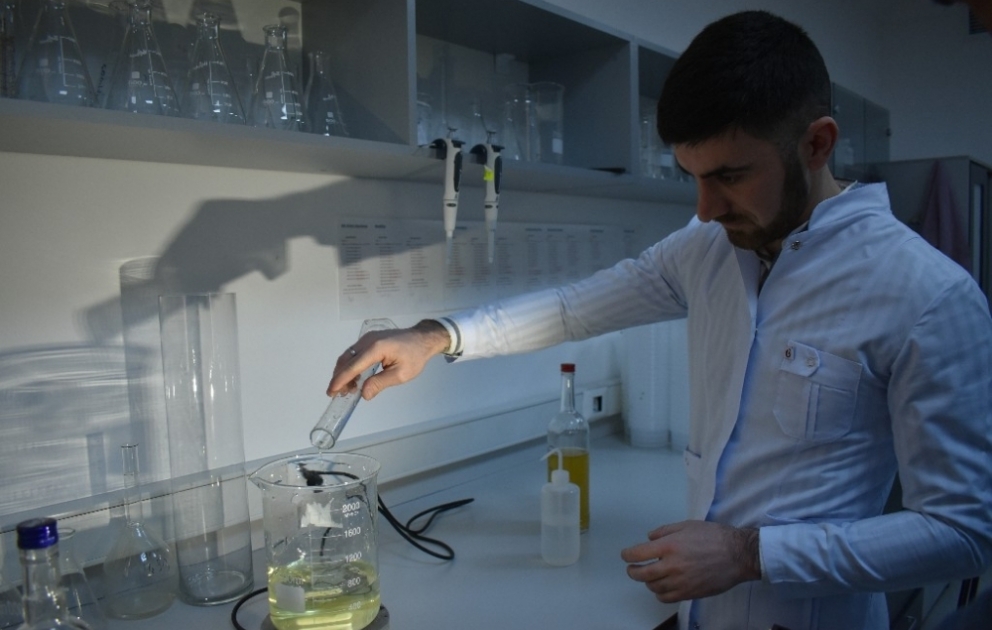 Azərbaycanda ilk dəfə mikrocalaq üsulu ilə yeni vegetativ calaqaltılar yetişdirilir VİDEO
