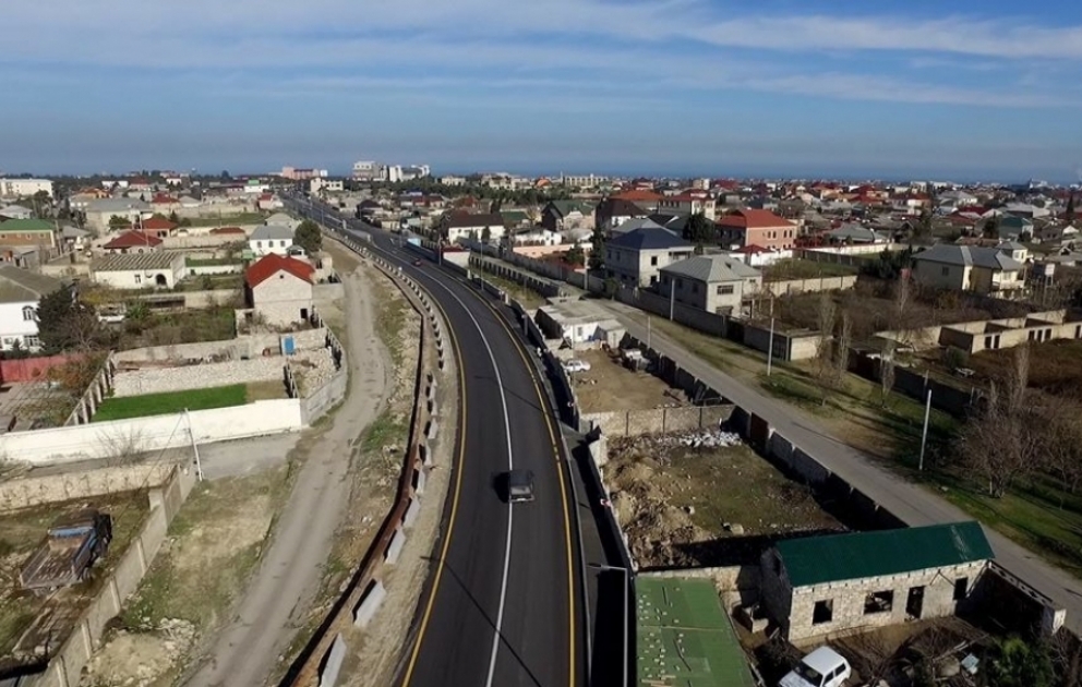 Xəzər rayonunda 34,4 kilometr yol təmir edilir VİDEO