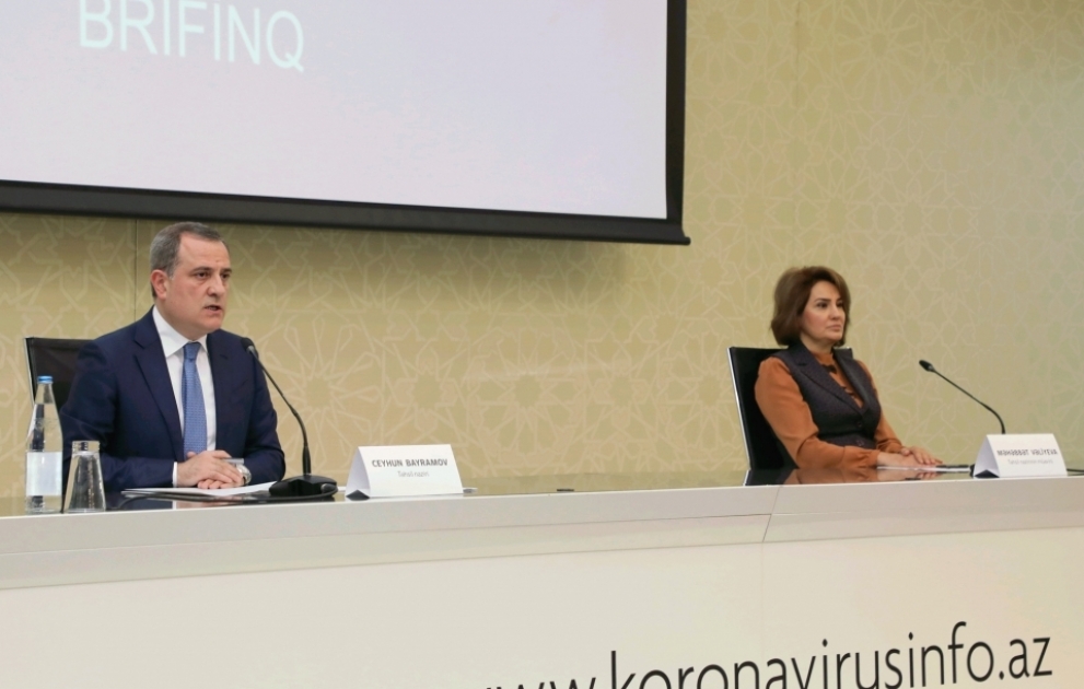 Ceyhun Bayramov: Karantin rejiminin yumşaldılmasına dair qərarlar ilk olaraq təhsil sektoruna aid edilməyəcək VİDEO