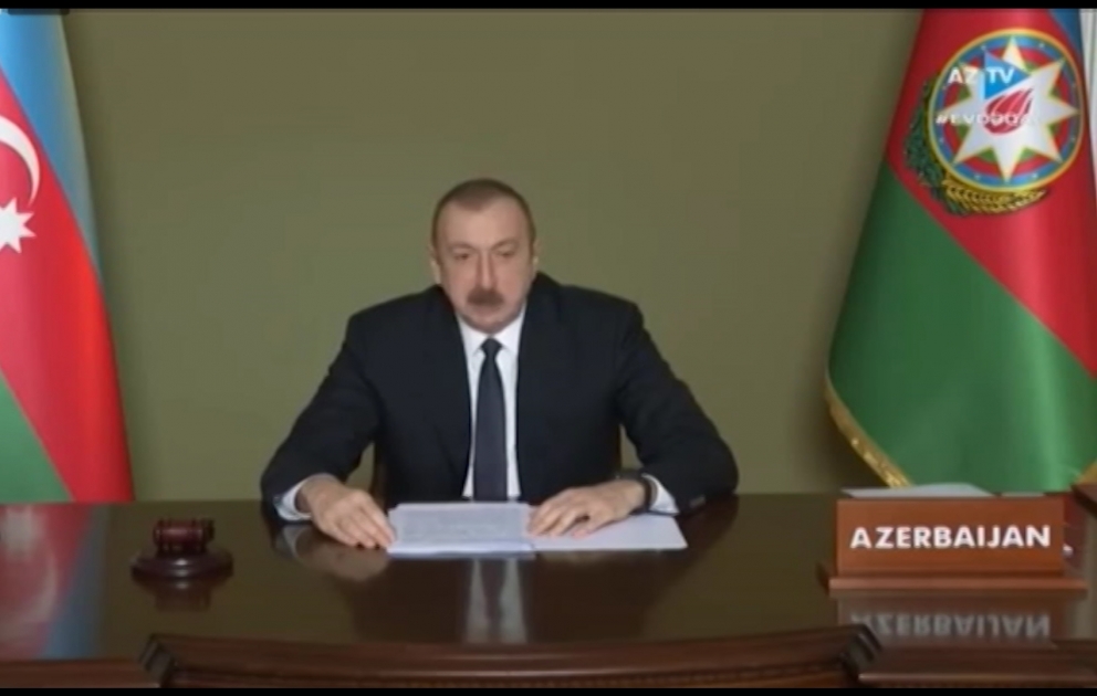 Prezident İlham Əliyev: Azərbaycan yeni vəziyyətə çevik və adekvat reaksiya verib VİDEO