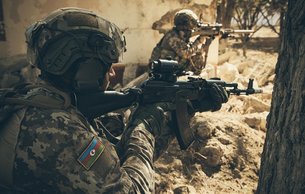 Azerbaijani special forces units hold tactical-special exercises VİDEO