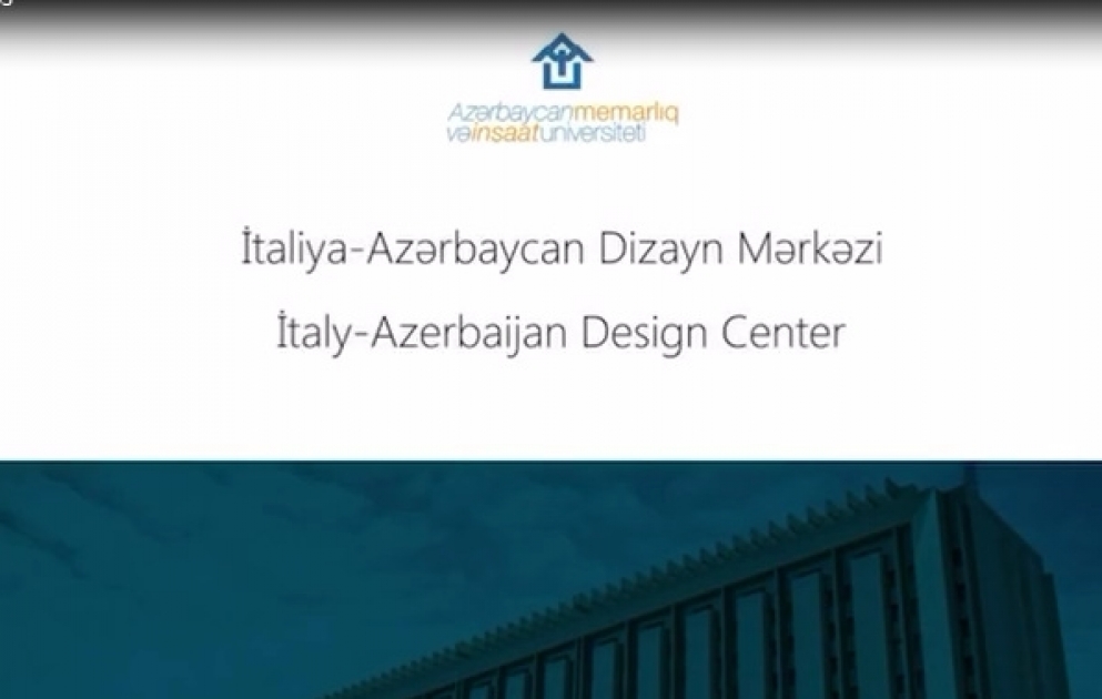 Memarlıq və İnşaat Universitetinin tələbələrindən italyanlara dəstək VİDEO