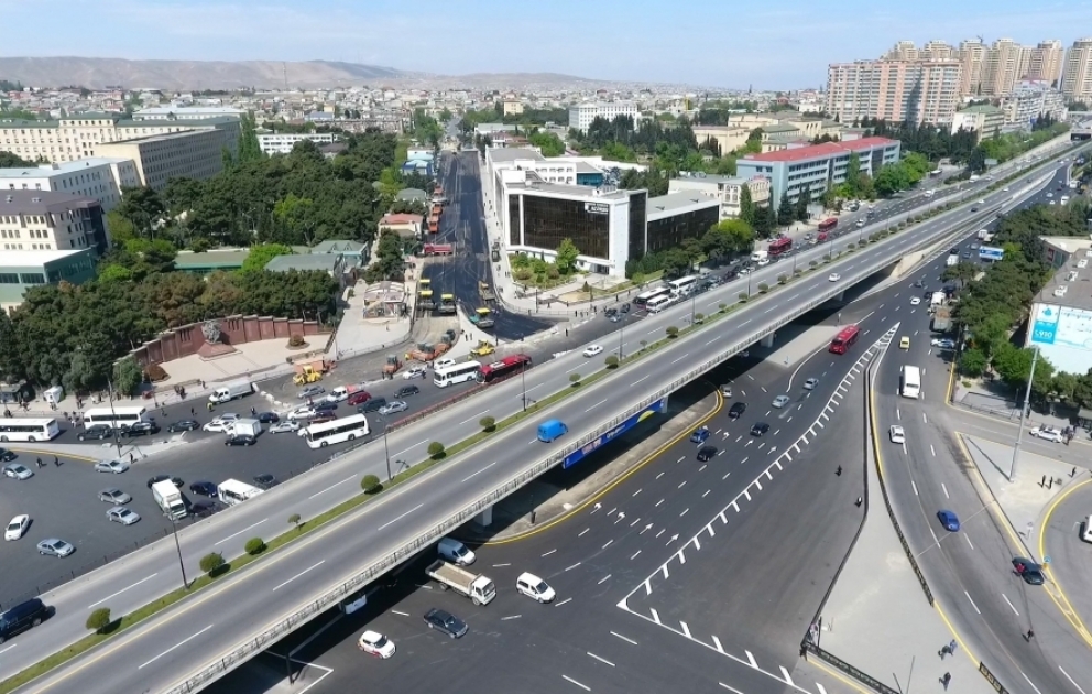 Paytaxtın girişində aparılan tikinti işləri yekunlaşmaq üzrədir VİDEO