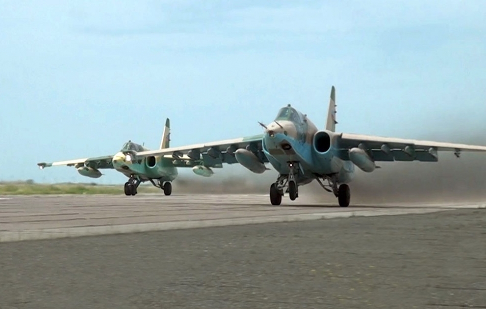 Azerbaijan`s Defense Ministry: Redeployment of combat aircraft held in course of exercises VIDEO
