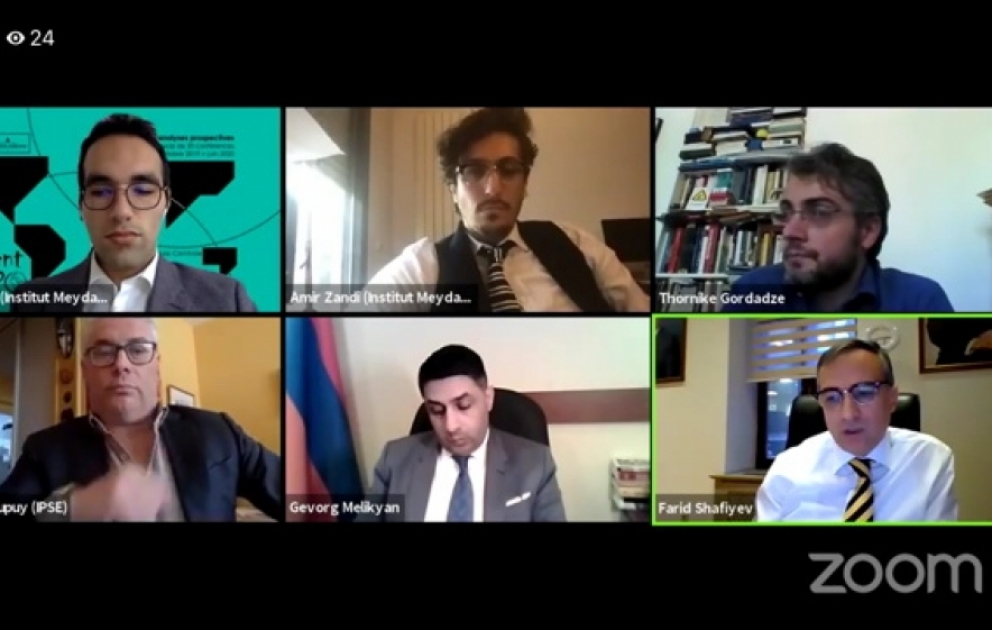 Paris Universitetinin təşkilatçılığı ilə Qafqaz ölkələrinə dair onlayn konfrans keçirilib VİDEO