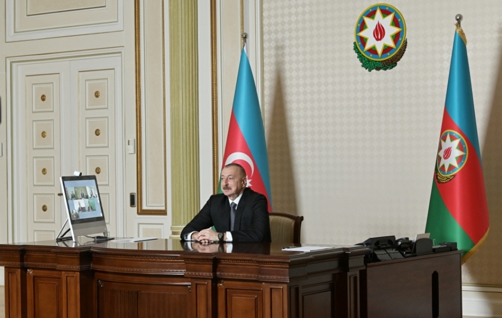 Une visioconférence s'est tenue entre le président Ilham Aliyev et les dirigeants de Signify VIDEO