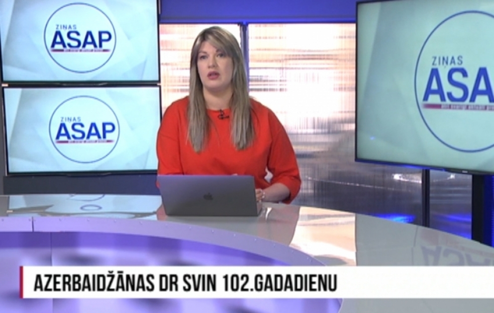 Latviya televiziyasında Respublika Günü haqqında reportaj yayımlanıb  VİDEO