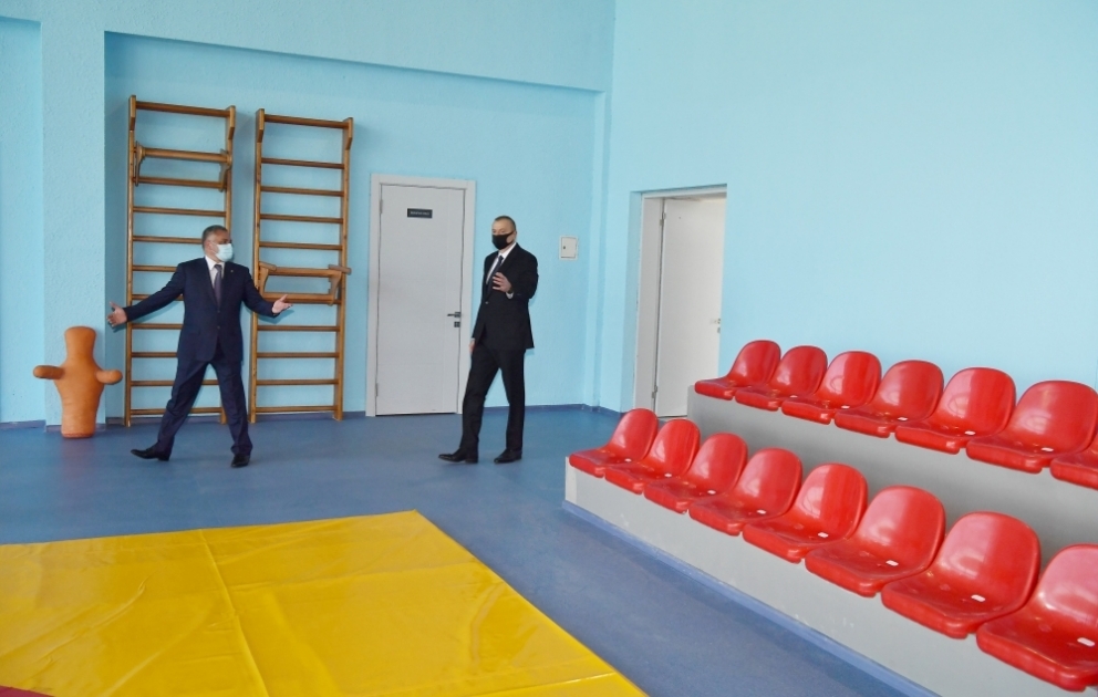 Tərtər Olimpiya İdman Kompleksinin açılışı olub YENİLƏNİB -2 VİDEO