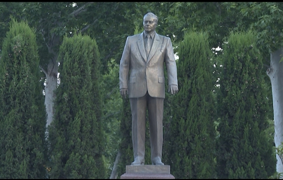 Präsident Ilham Aliyev zu Besuch in Terter Region VIDEO