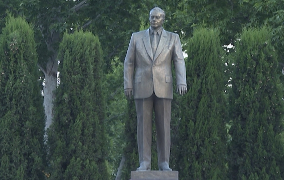 President Ilham Aliyev arrived in Tartar district for visit VIDEO