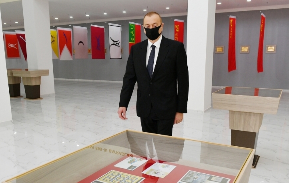 President Ilham Aliyev inaugurated State Symbols Museum in Tartar VIDEO
