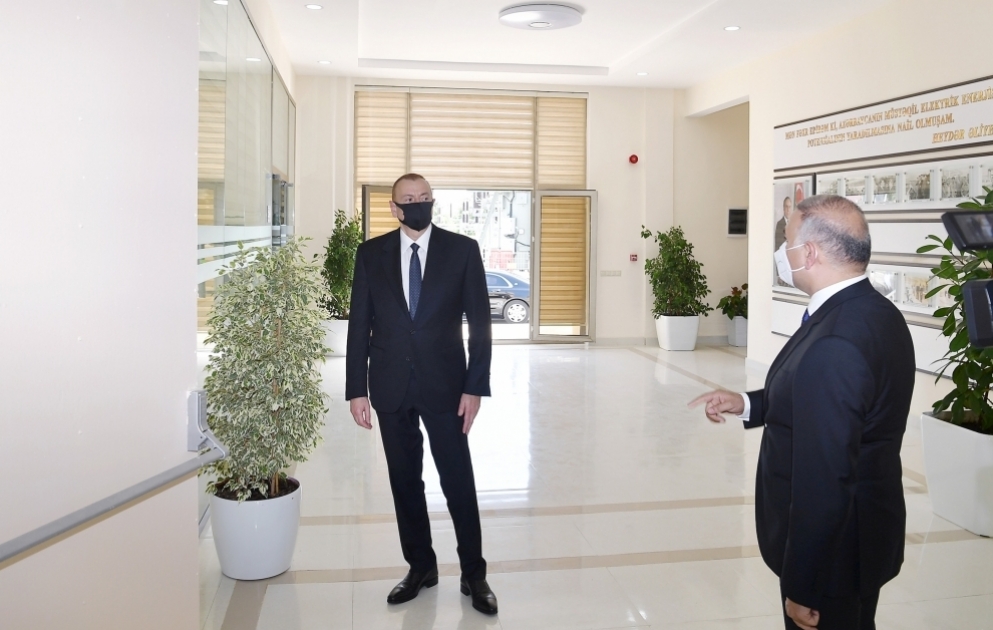 President Ilham Aliyev attended ceremony to launch newly renovated “Aghjabadi-2” power substation VIDEO