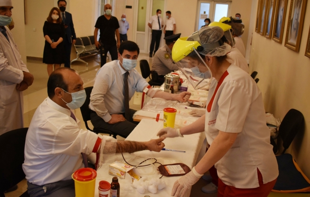 Xaçmazda keçirilən humanitar aksiyada 100-ə yaxın donor könüllü qan verib VİDEO