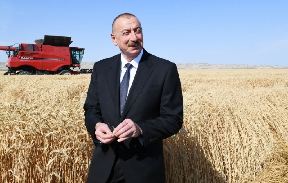 Samoukh : un parc agricole a été présenté, la moisson de blé et le semis de maïs lancés VIDEO