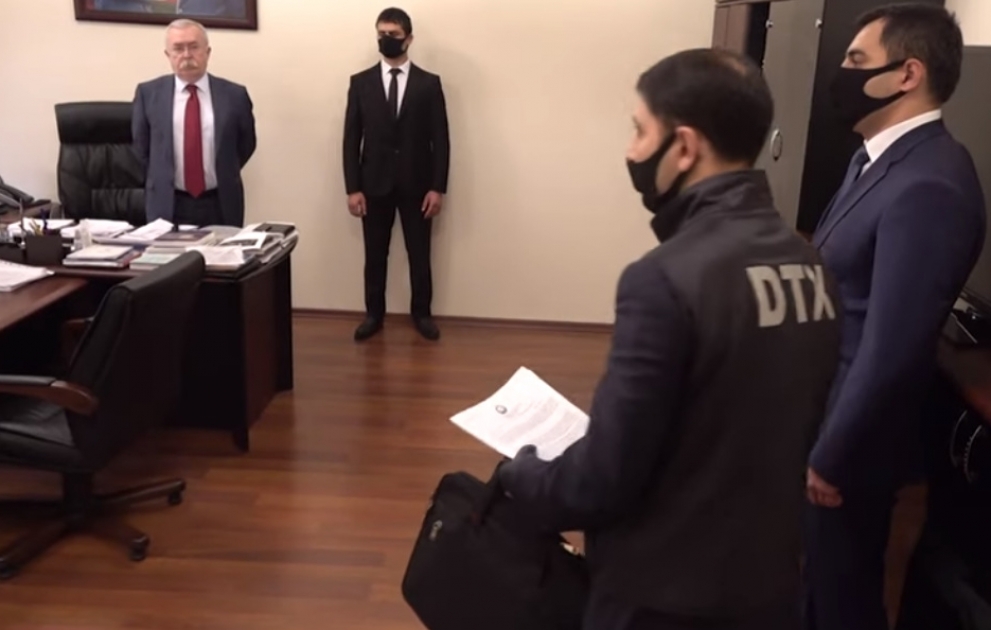 Dövlət Təhlükəsizliyi Xidməti Xarici İşlər Nazirliyində keçirilən əməliyyatla bağlı məlumat yayıbVİDEO